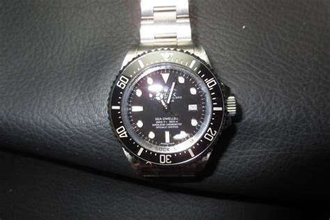 Rolex Sea Dweller With Box And Papers Oyster Perpetual Date Deep Sea