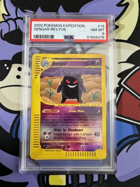 Ensemble De Base D Exp Dition Gengar Reverse Holo Psa Pok Mon