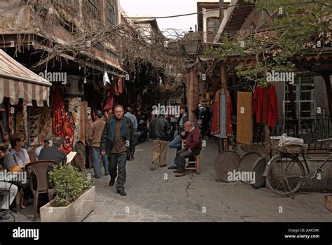 Syria Damascus Souk Stock Photo Alamy