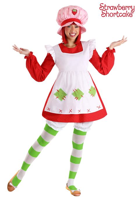 Adult Classic Strawberry Shortcake Costume Strawberry Shortcake Costumes