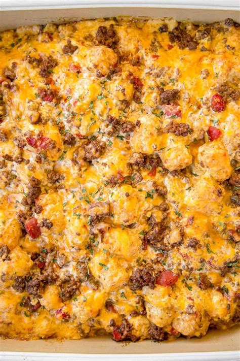 Taco Tater Tot Casserole Plain Chicken