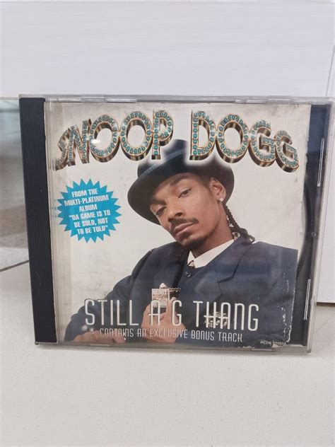 Original Cd Snoop Dogg Still A G Thang Hobbies And Toys Music