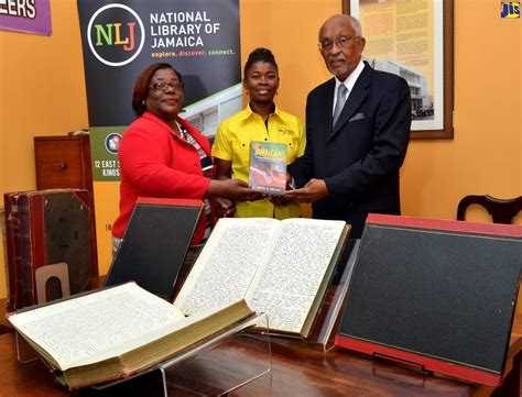 PHOTO: National Library Receives Documents – Jamaica Information Service