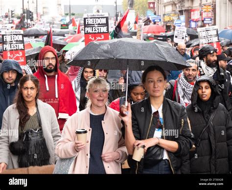 Marchas Pro Palestinas En Londres Reino Unido En La Manifestaci N De