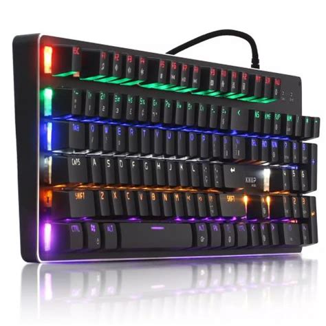 Teclado Usb Knup Gamer Mecanico C Led Preto Kp Me Company