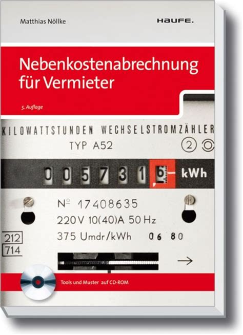 Nebenkostenabrechnung F R Vermieter Online Kaufen