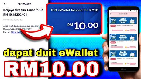 Cepat Claim Dapat Rm Kredit Touch N Go Ewallet Terbaru Youtube