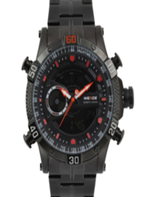 Buy WEIDE Men Black Analogue And Digital Watch Watches For Men