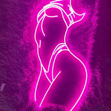 Sexy Girl Led Sign Sexy Girls Led Sign Wall Decor Bar Neon Etsy