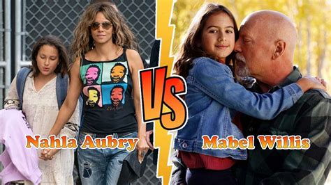 Nahla Aubry Halle Berry S Daughter Vs Mabel Willis Bruce Willis S