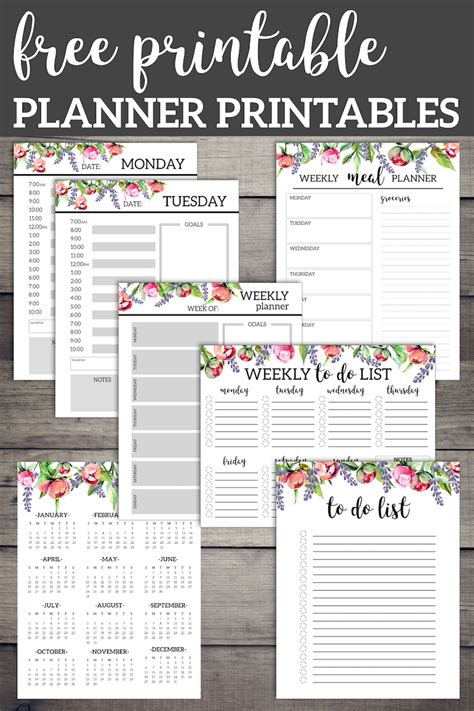 Printable Planner Templates