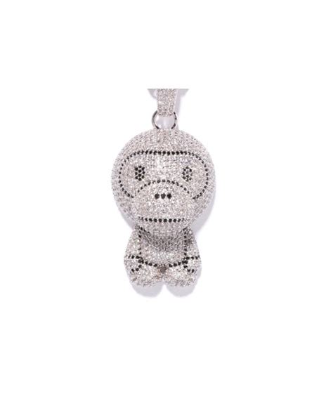 Milo Crystal Stone Necklace M A Bathing Ape