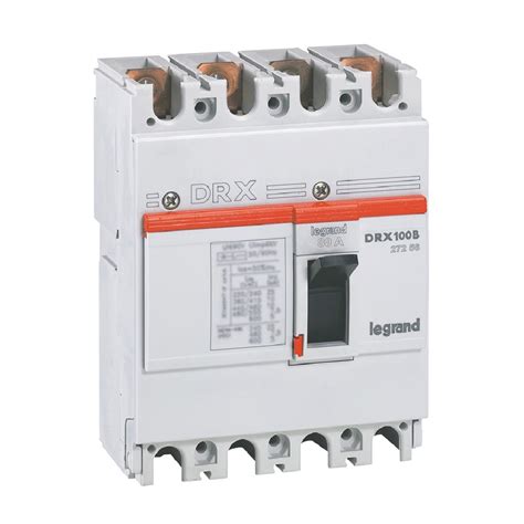 MCCB DRX 125 Thermal Magnetic Icu 10 KA 415 V 4P In 80 A