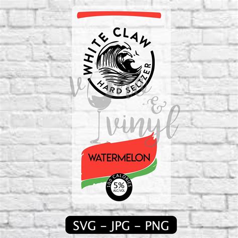 White Claw Label Svg Free Imperial Letter Stamps