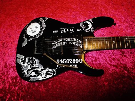 Kirk Hammett Ouija Board Guitar - Custom Guitar Works