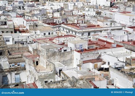 Old Town, District in Cadiz Stock Photo - Image of residential ...