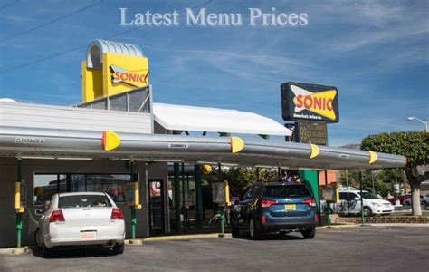 Sonic Menu Prices & Calories – Fresh Menu Prices