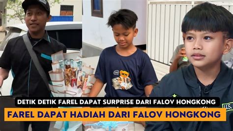 Detik Detik Farel Prayoga Dapat Hadiah Dari Falov Hongkong Youtube