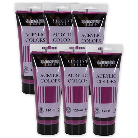 Sargent Art® Acrylic Paint 120 Ml 6ct Michaels