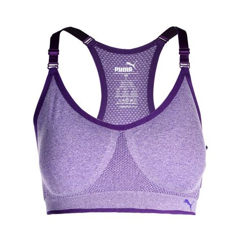 Puma Womens Seamless Sports Bra With Removable Cups Life Soleil