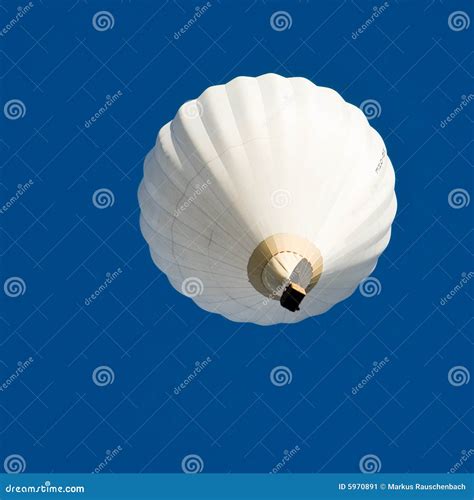 Hot Air Balloon In Blue Sky Stock Image Image Of Travelling Flying