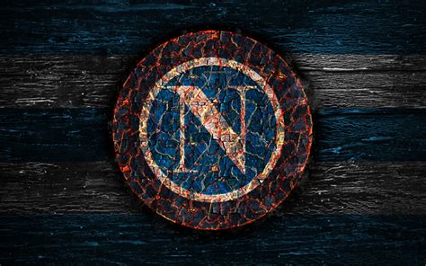 Descargar Fondos De Pantalla Napoli Fc K El Fuego Del Logotipo De