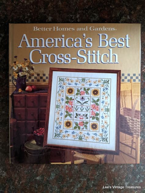 Cross Stitch Patterns Better Homes Gardens Vintage Oop Book America