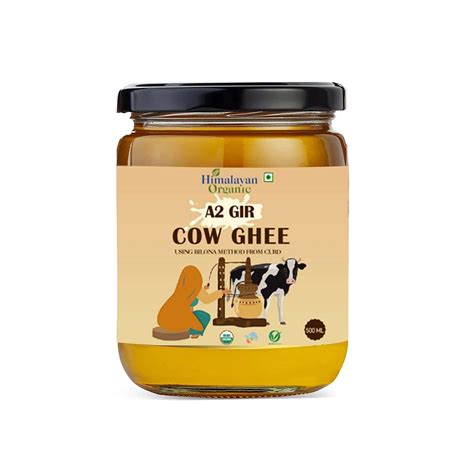 Himalayan Organic Premium A Cow Ghee Gm Prepared By Bilona Method