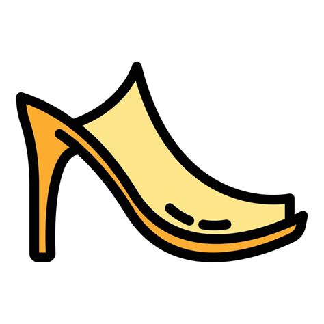 Feet Sandals Icon Color Outline Vector 15082321 Vector Art At Vecteezy