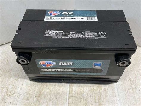 Carquest Silver Automotive Battery Guaranteed To Be Fully Charged And
