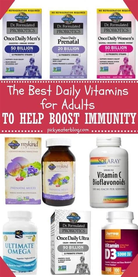 The Best Daily Vitamins For Adults To Help Boost Immunity The Picky