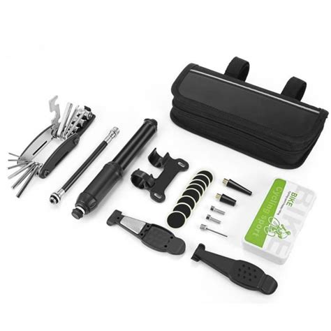 Kit Réparation Vélo Portable Trousse D outils De Vélo Mini Pompe