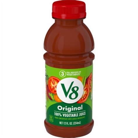 V8 Original 100 Vegetable Juice Bottle 12 Fl Oz Frys Food Stores