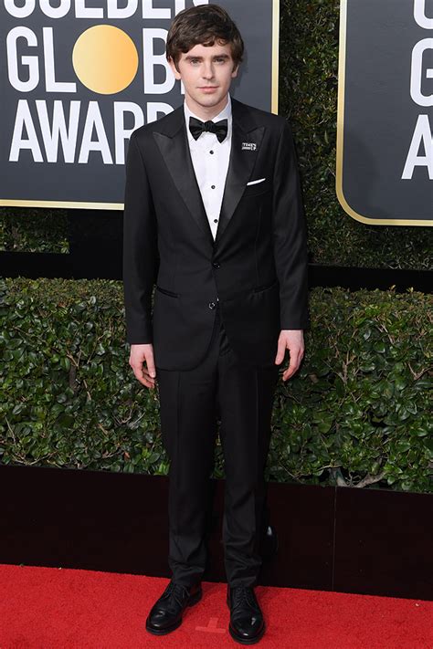 Freddie Highmore at 2017 Golden Globes Awards - Freddie Highmore Photo ...