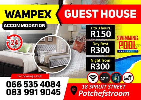 Wampex Guest House Potchefstroom Call 27665354084 Wampexguesthousepotch Medium