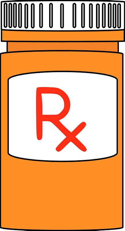 pill bottle - Clip Art Library