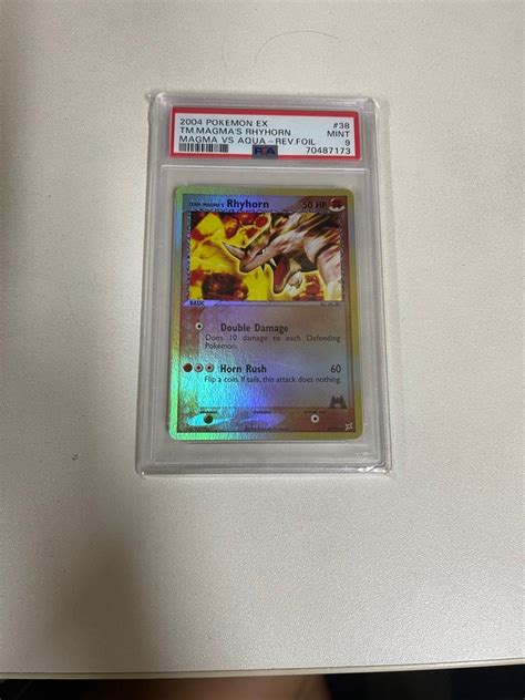 PSA9 Team Magmas Ryhorn Reverse 38 Hobbies Toys Toys Games On