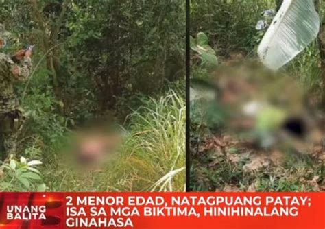 2 Menor De Edad Sa Bulacan Pinatay 1 Sa Mga Biktima Pinaniniwalaang