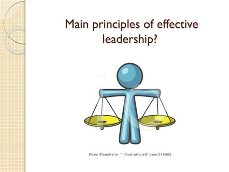 Ppt Making The Link Between The Principles Of Effective Leadership