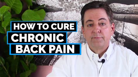 How I Cured Chronic Back Pain Dr John Sarno Md Tms Testimonial