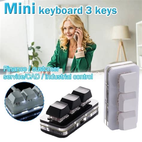 KEYPAD 3 KEY MECHANICAL Keyboard Custom Full Key Hot Swappable Buttons