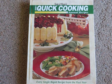 Taste Of Home Quick Cooking Annual Recipes 2001 9780898213010 Ebay