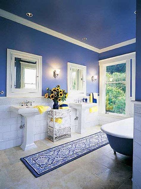 Royal Blue Bathroom Sets 9 Yellow Bathrooms Blue Bathroom Blue