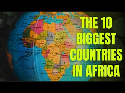 Top Largest Countries In Africa The Biggest Countries By Area