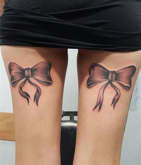 Tattoo Bows Back Of Legs