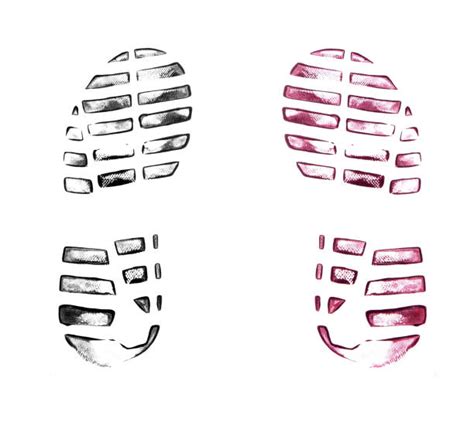 Best Bloody Footprints Illustrations, Royalty-Free Vector Graphics ...