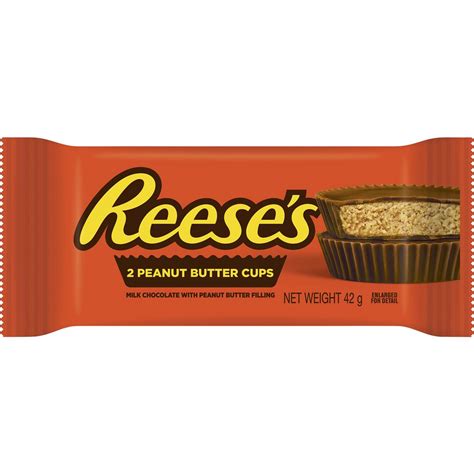 Reese's Peanut Butter Cup Milk Chocolate 42g Bar | Woolworths