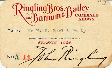 Lot John Ringling