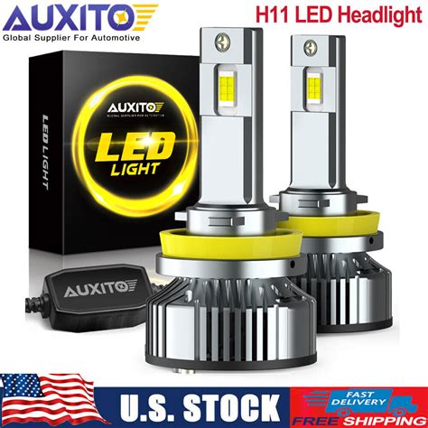 Auxito H Headlights Bulb Low Beam Super Bright Conversion Kits Lm