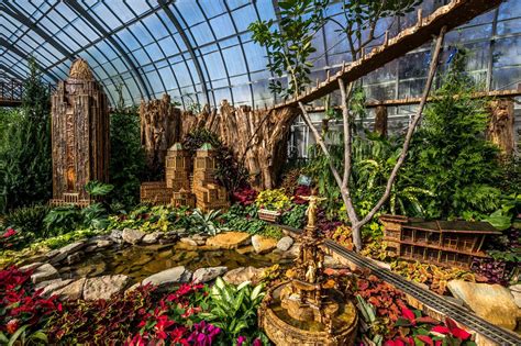 See Inside Krohn Conservatorys Holiday Floral Show Trains And